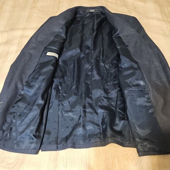 Arnold Brant Mens Size 36S Blue Blazer Sports Coat Wool Blend MSRP $299.99 - Picture 2 of 8